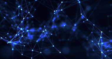 Plexus. Movable interlacing of dots and lines. Abstract animation.6 video
