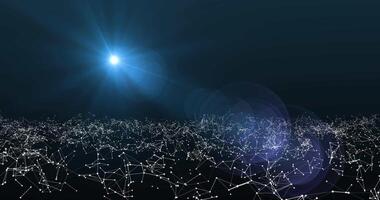 Plexus. Movable interlacing of dots and lines. Looping seamless animation.18 video