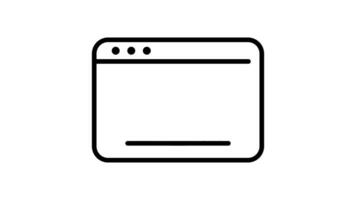 Animated website page featuring a line graph illustrating growth video