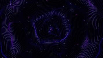 elegante animato Linee tecnologia sfondo ciclo continuo animato video