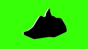 green screen 3d map of Adwa in Ethiopia video