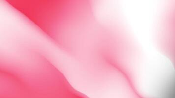 A pink and white abstract background with a wave and seamless looping, video