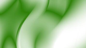 Green abstract background with white and green waves video