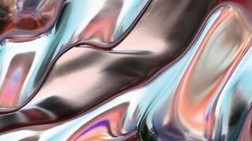 Stunning Shiny Chrome Metallic Loop Animation video