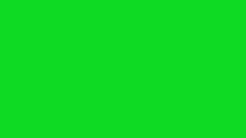 Hand click animation on green screen background video