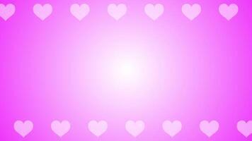 Beautiful and Elegant Pink Heart Background Perfect for Various Romantic Themes and Designs video