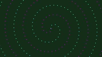 Spiral Dotted Line Background Animation video