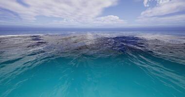 Realistic CGI of ocean view video