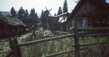 Cinematic CGI of Rust and Ruin Mining Site video