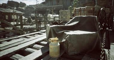 Realistic CGI Abandoned Mining Site video