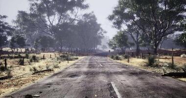CGI of the road appears unpaved video