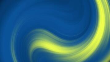Animated of blue and yellow waves suitable for background, design projects. video