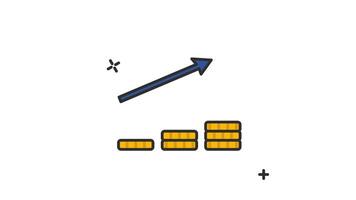 exchange up icon animation alpha channel video