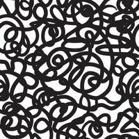 abstract seamless scribble pattern. Random chaotic lines. swearing concept. vector