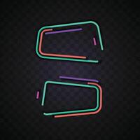 Line abstract banner. Simple banner. Futuristic banner. vector