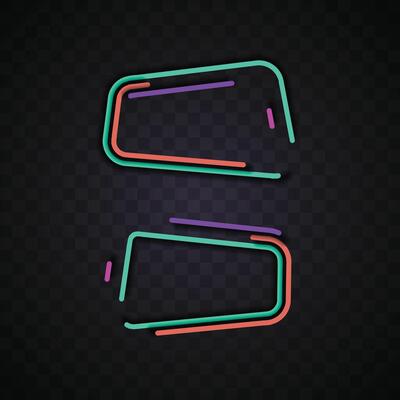 Line abstract banner. Simple banner. Futuristic banner.