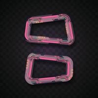 Pink abstract banner. Simple banner. Futuristic banner. vector