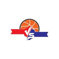 The logo for a basketball team vector