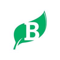 Bio-logo B design. vector