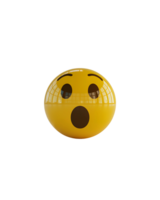 Yellow Sphere Emoticon Surprised Face Expression emoji png