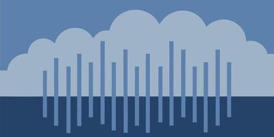 Cloud Computing Data Center Server Infrastructure Network Storage Digital vector
