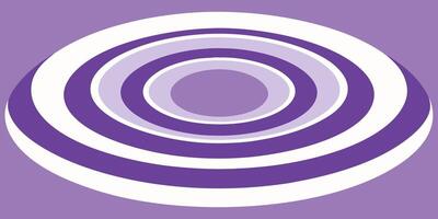 Concentric oval rings in shades purple forming a layered abstract design circles vector