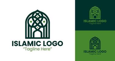Modern Dynamic Dome Logo for Event and Islamic Branding vector