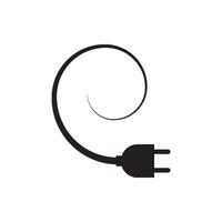 Electrical plug element icon vector