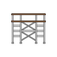 scaffolding element icon vector