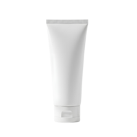Matte White Skincare Tube with Flip Cap isolated background png