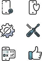 UIUX Performance and Mobile Settings Pack vector