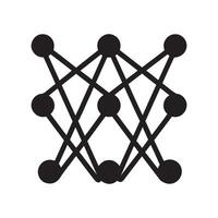 Geometric starburst bursting outward from a hexagonal outline vector