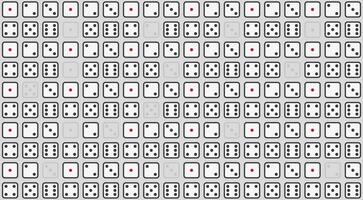 background of a large number of playing cards in a row vector