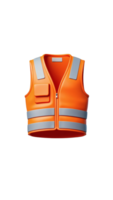 An orange vest with reflective strips on it png
