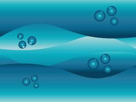 Serene Nature Water Background, Calm Blue Hues and Gentle Ripples vector