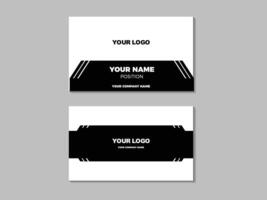 Modern Business Card Template, Professional and Editable Design vector
