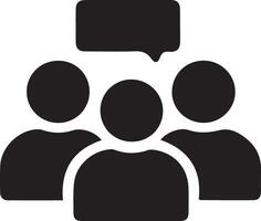 Human Figures Silhouette Collaboration and Community Graphic vector