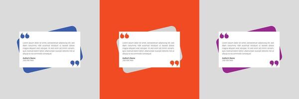 Title Communication or suggestion testimonial in chat bubble design. Bubble testimonial banner, quote, infographic. Social media post template designs for quotes. Creative Testimonial, client comment vector