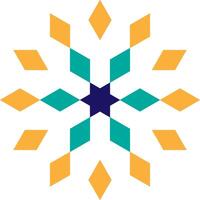 Mandala element decoration in sun style vector