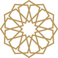 Mandala element decoration in Arabic style vector