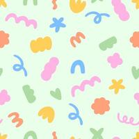 playful abstract pattern vector