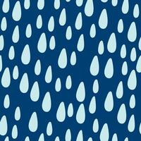 rain drops pattern vector
