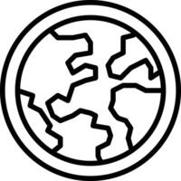 earth icon Design Simple Set For Using In Website Graphics Report Logo Infographics vector