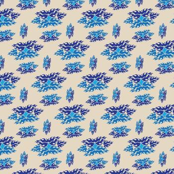 Repeating abstract celestial shapes vector