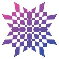 Abstract Geometric Composition with Gradient Color Palette vector
