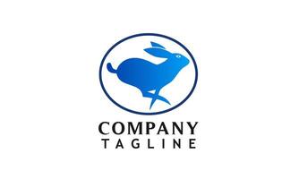 Rabbit Creative Design Logo Template vector