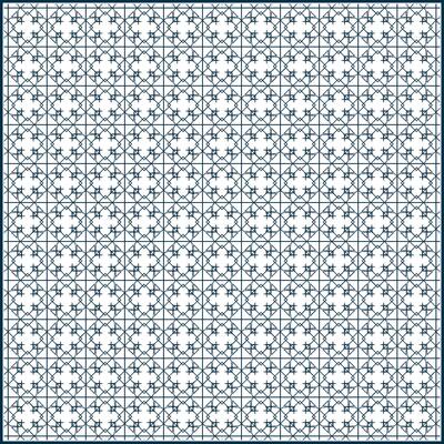 creative pattern of square and rhombus shape with dark outline