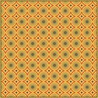 super creative circle pattern with retro style color vector