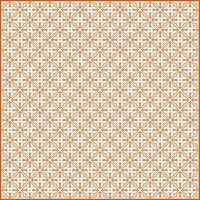 creative orange arabic rhombus shape with symmetrical style lines vector