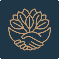 Tree care logo for nature vector